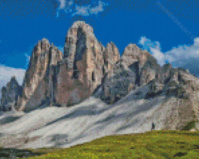 Dolomite Mountains Diamond Painting