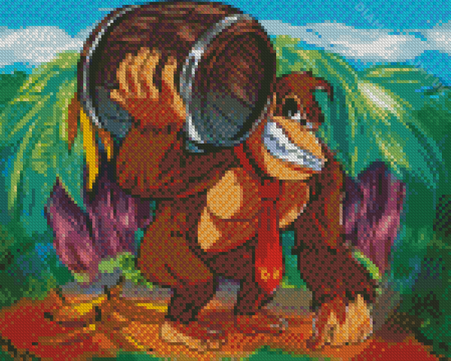 Donkey Kong Diamond Painting