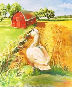 Duck And Farm Diamond Painting