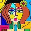 Funky Abstract Face Diamond Painting