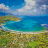 Hanalei Bay Hawaii View Diamond Painting