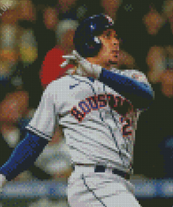 Houston Astros Michael Brantley Diamond Painting