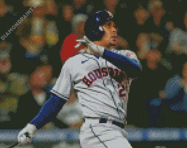 Houston Astros Michael Brantley Diamond Painting