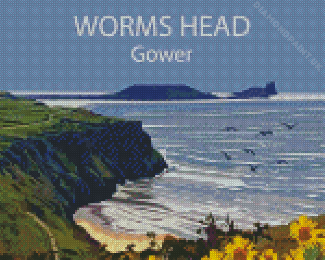 Illustration Worms Head Diamond Painting