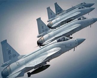 JF17 Thunder Fighter Jets Diamond Painting