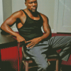 Kevin Hart Portrait Diamond Painting