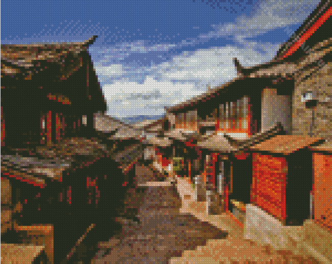 Lijiang Alleys Diamond Painting