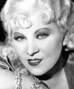 Mae West Vintage Actress Diamond Painting