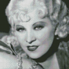 Mae West Vintage Actress Diamond Painting