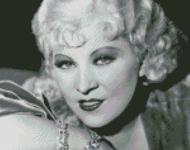 Mae West Vintage Actress Diamond Painting