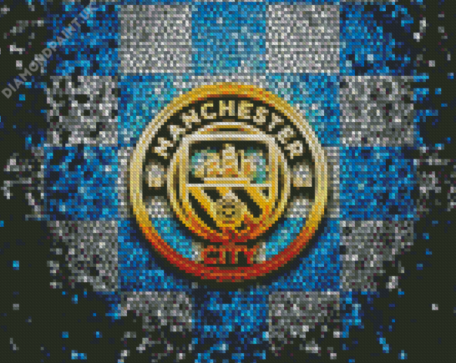 Manchester City Football Club Logo Diamond Painting