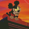 Mickey Mouse Horror Cartoon Diamond Painting