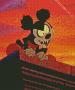 Mickey Mouse Horror Cartoon Diamond Painting