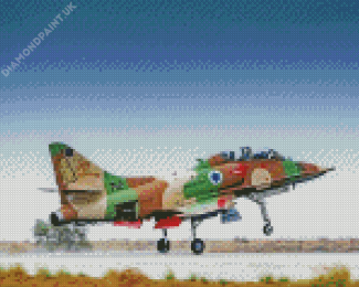Military Douglas A4 Skyhawk Diamond Painting