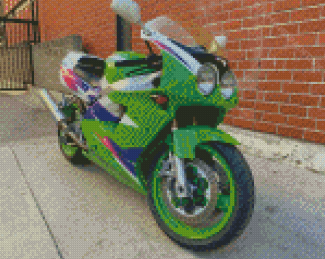 Ninja ZX 7R Motorcycle Diamond Painting