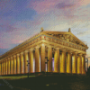 Parthenon Nashville Sunset Diamond Painting