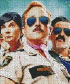 Reno 911 Characters Diamond Painting