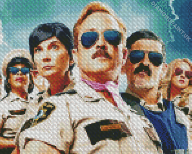 Reno 911 Characters Diamond Painting