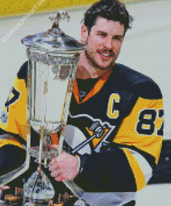 Sidney Crosby Hockey League Player Diamond Painting