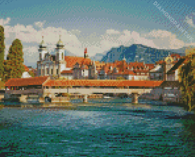 Spreuer Bridge View Diamond Painting