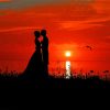 Sunset Couple Romance Diamond Painting