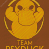 Team Psyduck Poster Art Diamond Painting