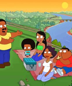 The Cleveland Show Family Trip Diamond Painting