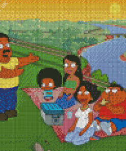 The Cleveland Show Family Trip Diamond Painting