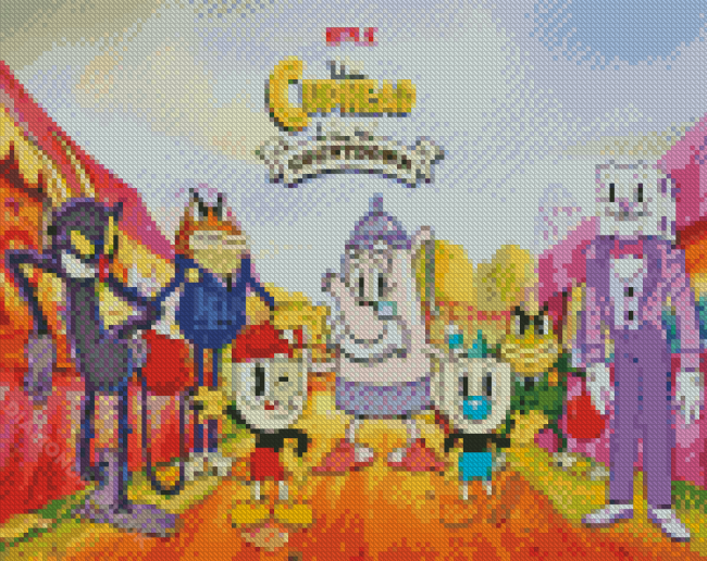 The Cuphead Poster Diamond Painting