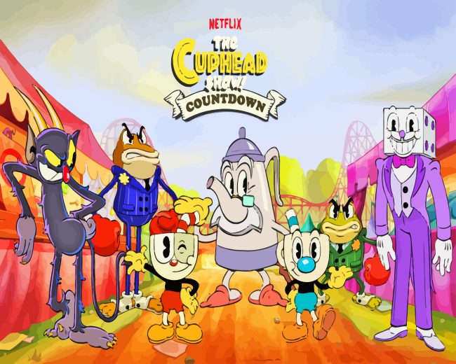 The Cuphead Poster Diamond Painting