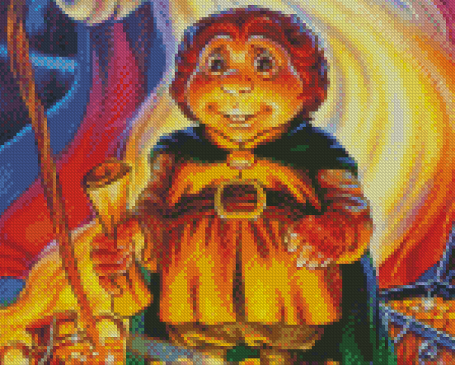 The Hobbit Cartoon Bilbo Diamond Painting