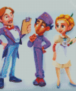 The Grand Budapest Hotel Animation Characters Diamond Painting