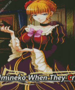 Umineko When They Cry Girl Character Poster Diamond Painting
