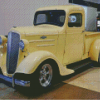 Yellow 1936 Chevy Truck Diamond Painting