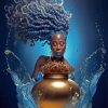 African Woman Diamond Painting