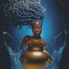 African Woman Diamond Painting