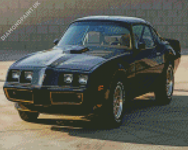 Black Pontiac Trans Am Diamond Painting