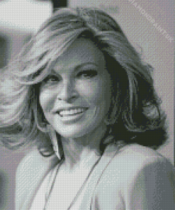 Black And White Raquel Welch Diamond Painting