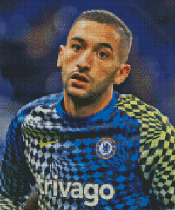 Chelsea Player Hakim Ziyech Diamond Painting
