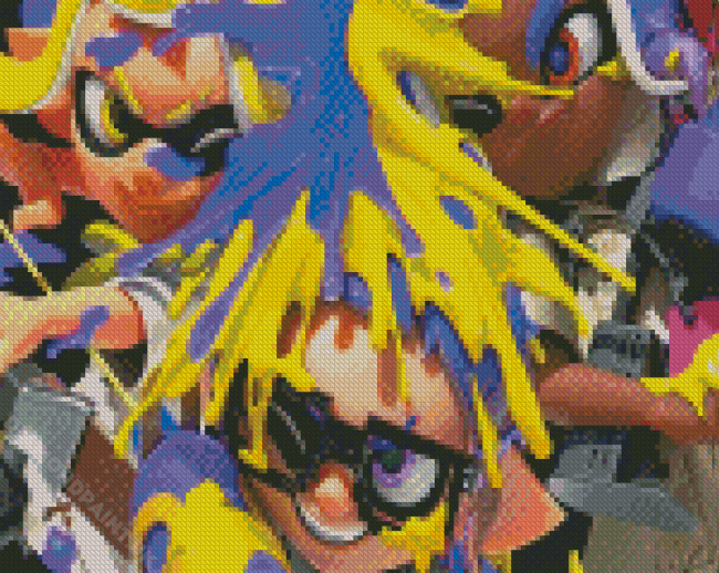 Cool Splatoon Diamond Painting