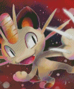 Cute Meowth Diamond Painting