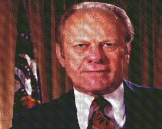 Gerald Ford Diamond Painting