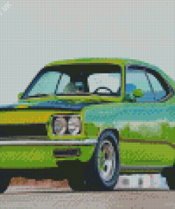 Green Plymouth Duster Diamond Painting
