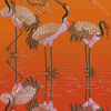 Japanese Cranes Diamond Painting