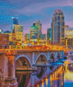 Minneapolis Twin Cities Diamond Painting