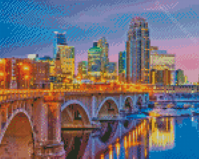 Minneapolis Twin Cities Diamond Painting