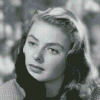 Monochrome Ingrid Bergman Diamond Painting