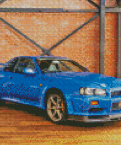 Nissan R34 Diamond Painting