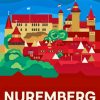 Nuremberg Germany Poster Diamond Painting