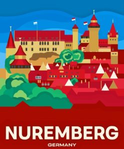 Nuremberg Germany Poster Diamond Painting